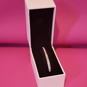 Swarovski Silver Minimalist Bracelet